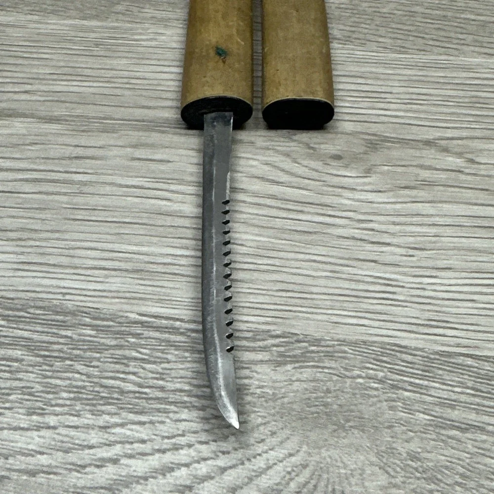 Japanese Vintage Tanto Style Letter Opener Mini Samurai Steel Sword From Japan